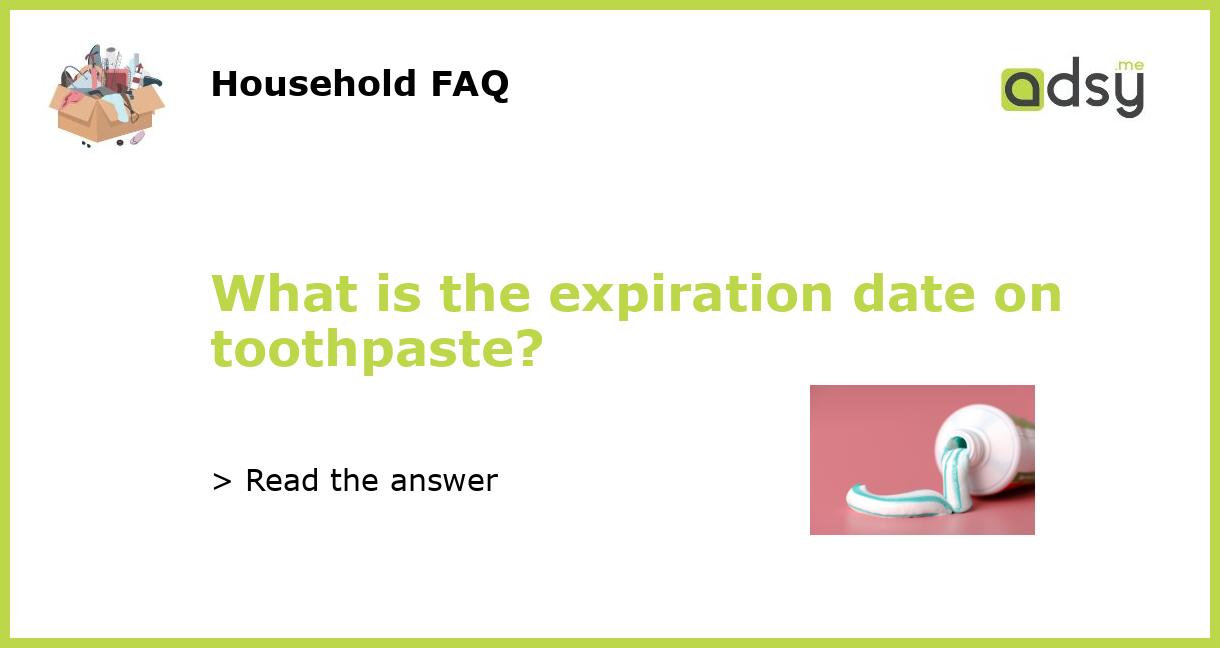 What Is The Expiration Date
