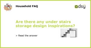 Are there any under stairs storage design inspirations featured