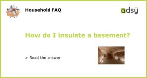 How do I insulate a basement featured