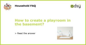 How to create a playroom in the basement featured