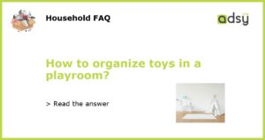 How to organize toys in a playroom featured