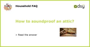 How to soundproof an attic featured